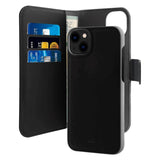 PURO 2-in-1 Flip Case - Eco Leather - iPhone 14 / 13 - Black