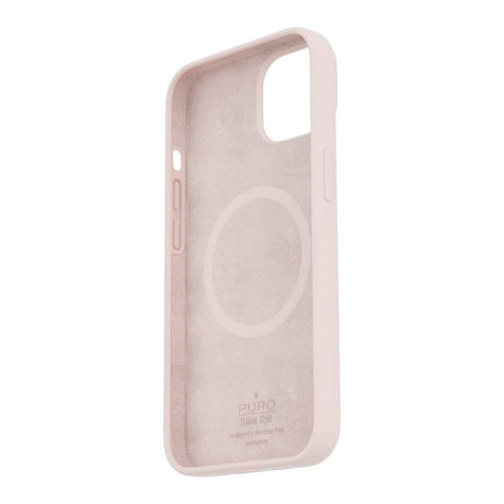 iPhone 14 Pro Max PURO ICON MAG Silicone Case - MagSafe Compatible - Pink