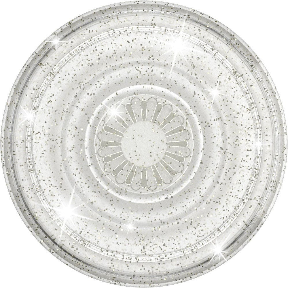 POPSOCKETS PopGrip Original Glitter Silver Removable Grip with Stand Function