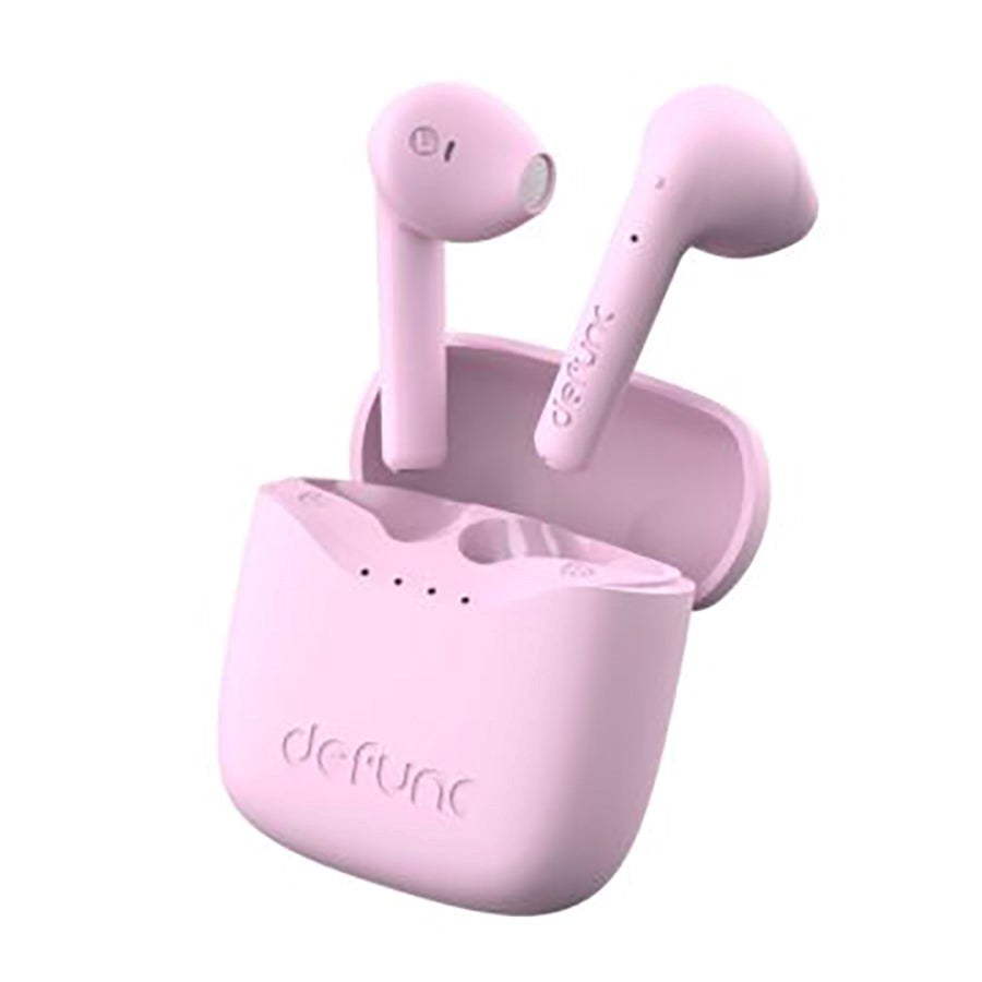 Defunc True Lite Bluetooth Headphones w. Charging Case - Pink