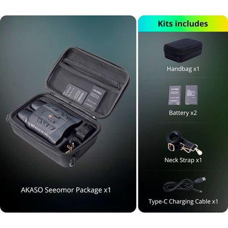 AKASO Seemor 4K Night Vision Googles - Black