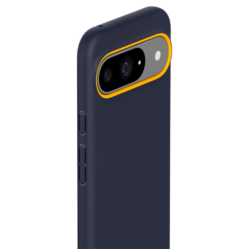 Google Pixel 9 / 9 Pro Spigen Caseology Nano Pop Flexible Plastic Case - Dark Blue / Yellow