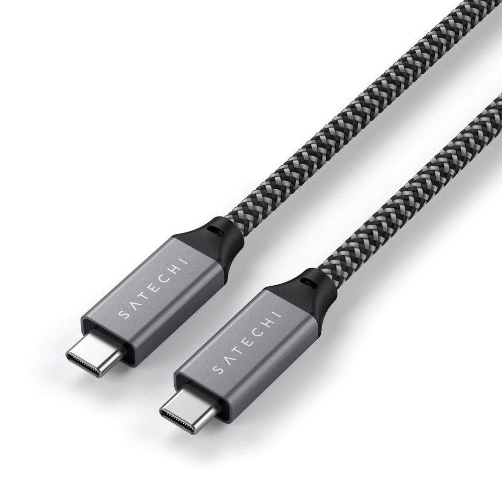 Satechi USB4 PD 100W USB-C to USB-C Cable 25cm - Sort