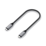 Satechi USB4 PD 100W USB-C to USB-C Cable 25cm - Sort