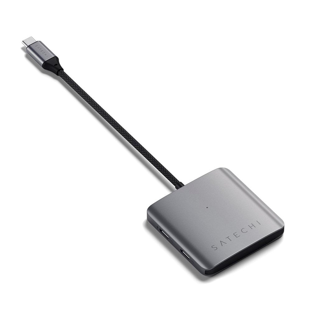 Satechi USB-C Multiport Adapter with 4 x USB-C - Grey