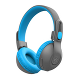 JLab JBuddies Studio 2 On-Ear Wireless Kids Headphones - Gray/Blue