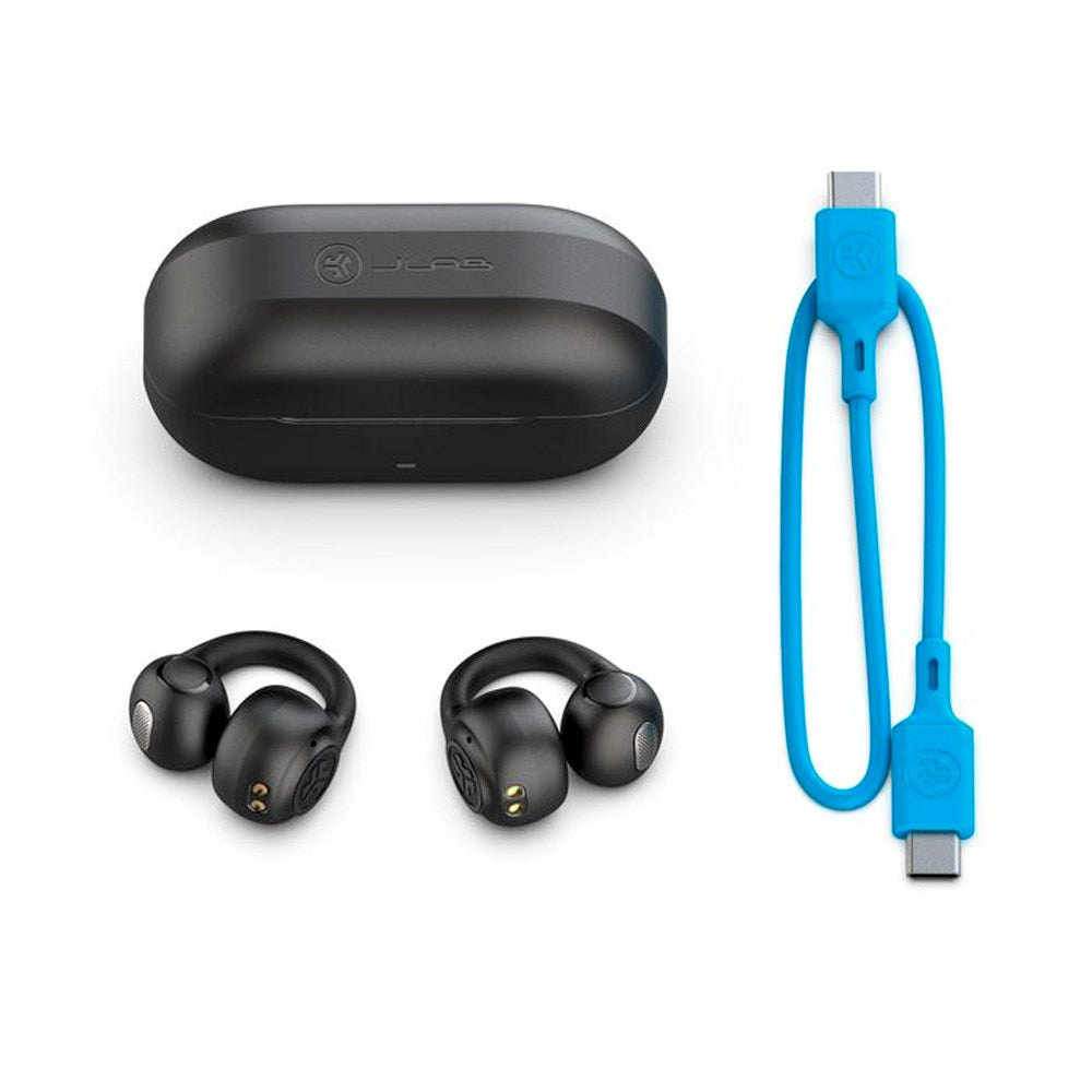 JLab Flex Open Wireless Headphones - Black