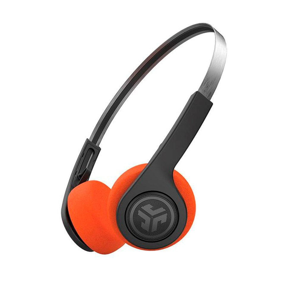 JLab Rewind 2 Retro Wireless Headphones - Black / Orange