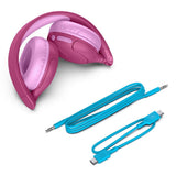 JLab JBuddies Pop 2-in-1 Wireless Headphones for Kids - On-Ear - Pink