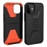 iPhone 12 Mini UAG CIVILIAN Series Case - Black - Black