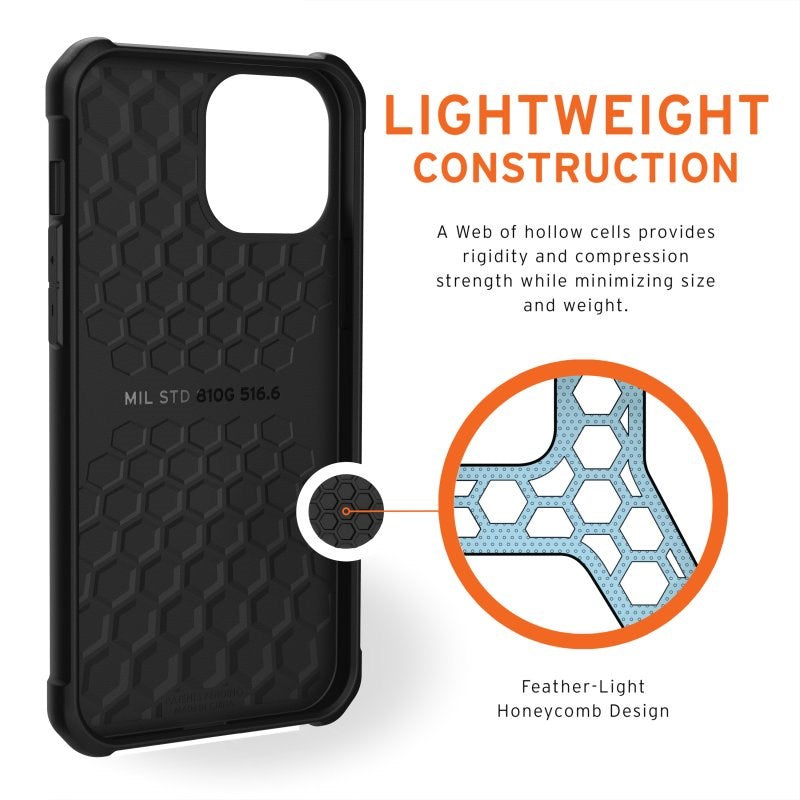 iPhone 12 Pro Max UAG METROPOLIS LT Series Genuine Leather Case - Black - Black