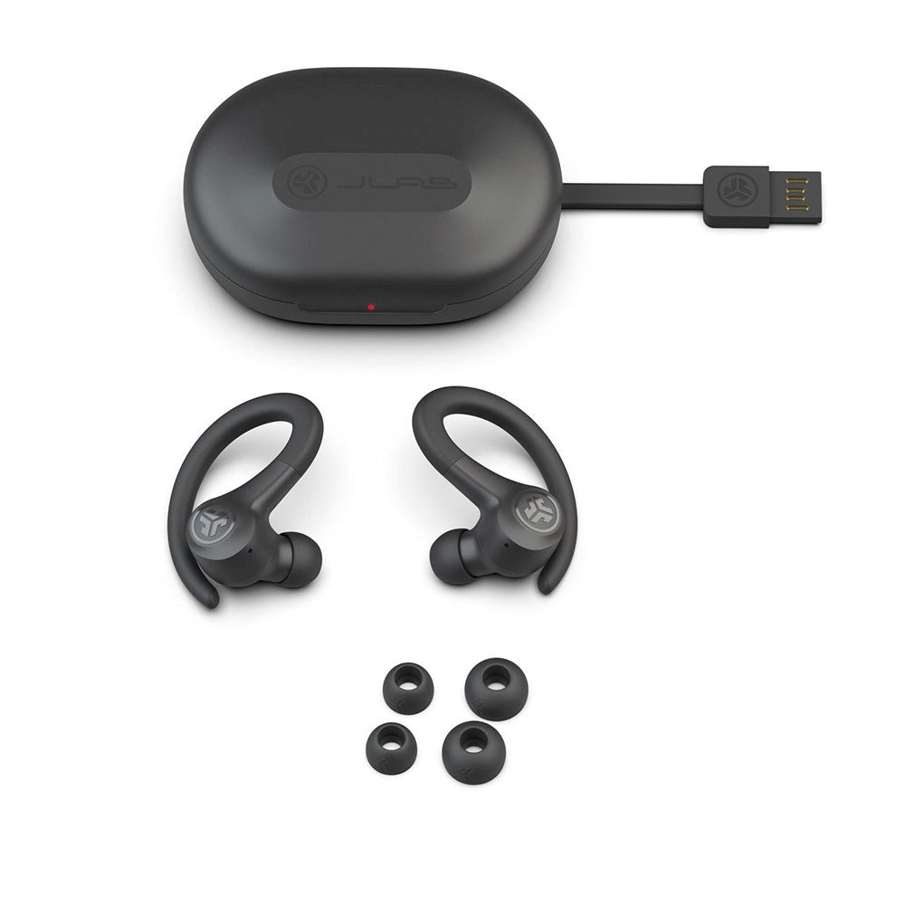 JLab GO Air Sport True Wireless In-Ear Headphones - Black