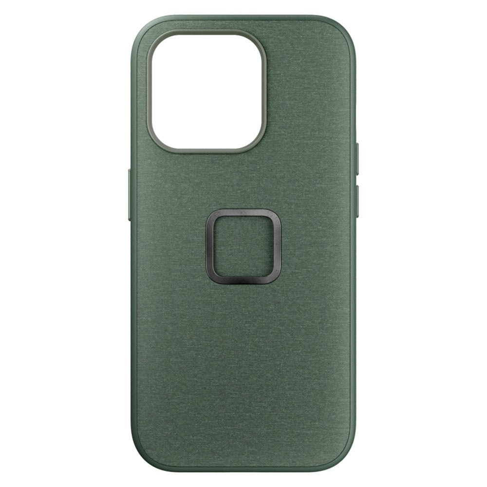 Peak Design iPhone 15 Pro Fabric Case with SlimLink Bracket - MagSafe Compatible - Sage (DEMO)