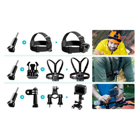 AKASO 14 Parts Action Camera Accessories