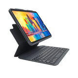 iPad Air (2022 / 2020) Zagg Pro Keys Keyboard (Nordic Keyboard with Case) - Charcoal