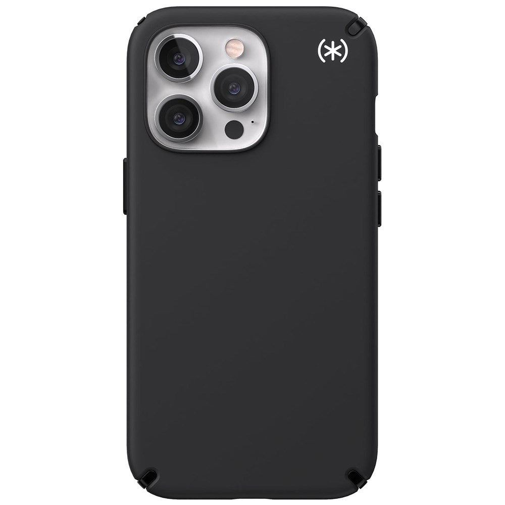 iPhone 13 Pro Speck Presidio2 Pro Case - Soft Touch - Antibacterial - MagSafe Compatible - Black