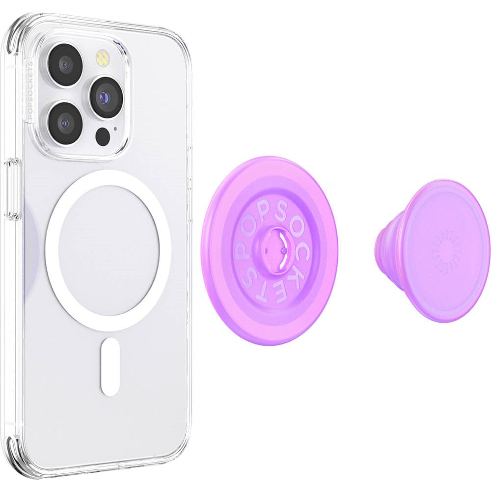 POPSOCKETS PopGrip Opalescent Pink Translucent MagSafe - Stand & Grip