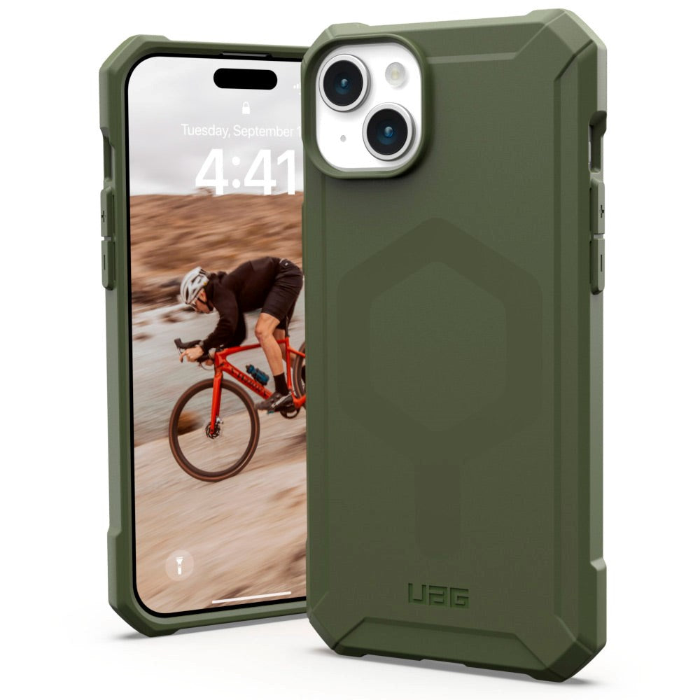 iPhone 15 Plus UAG ESSENTIAL ARMOR Series Case - MagSafe Compatible - Olive