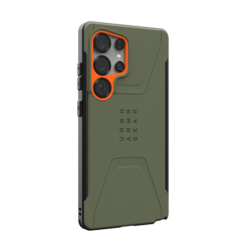 UAG Samsung Galaxy S25 Ultra Civilian Pro Case - Orange/Green