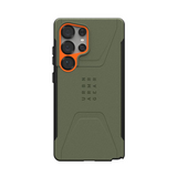 UAG Samsung Galaxy S25 Ultra Civilian Pro Case - Orange/Green