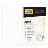 OtterBox Premium Drop+ Defense iPhone 15 Plus Screen Protection Glass with Installation Kit - Case-Friendly - Transparent