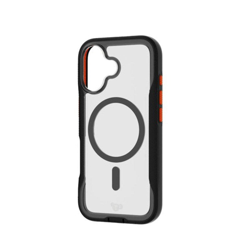 iPhone 17 Tech21 EVO Pro Case with Lanyard - MagSafe Compatible - Transparent / Black