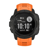 Garmin Instinct 22mm Silicone Strap w. Pins - Orange