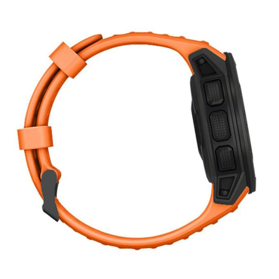 Garmin Instinct 22mm Silicone Strap w. Pins - Orange