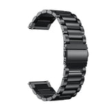 Universal Stainless Steel Smartwatch Strap (22mm) - Black