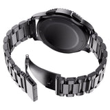 Universal Stainless Steel Smartwatch Strap (22mm) - Black