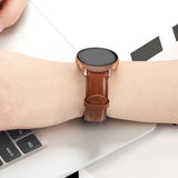 Universal Smartwatch Leather Strap (20mm) - Brown