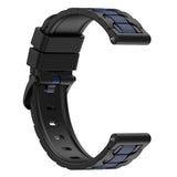 Smartwatch Strap 22mm Silicone Chain - Black / Blue