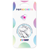 POPSOCKETS PopGrip Dove White Marble Removable Grip with Stand Function