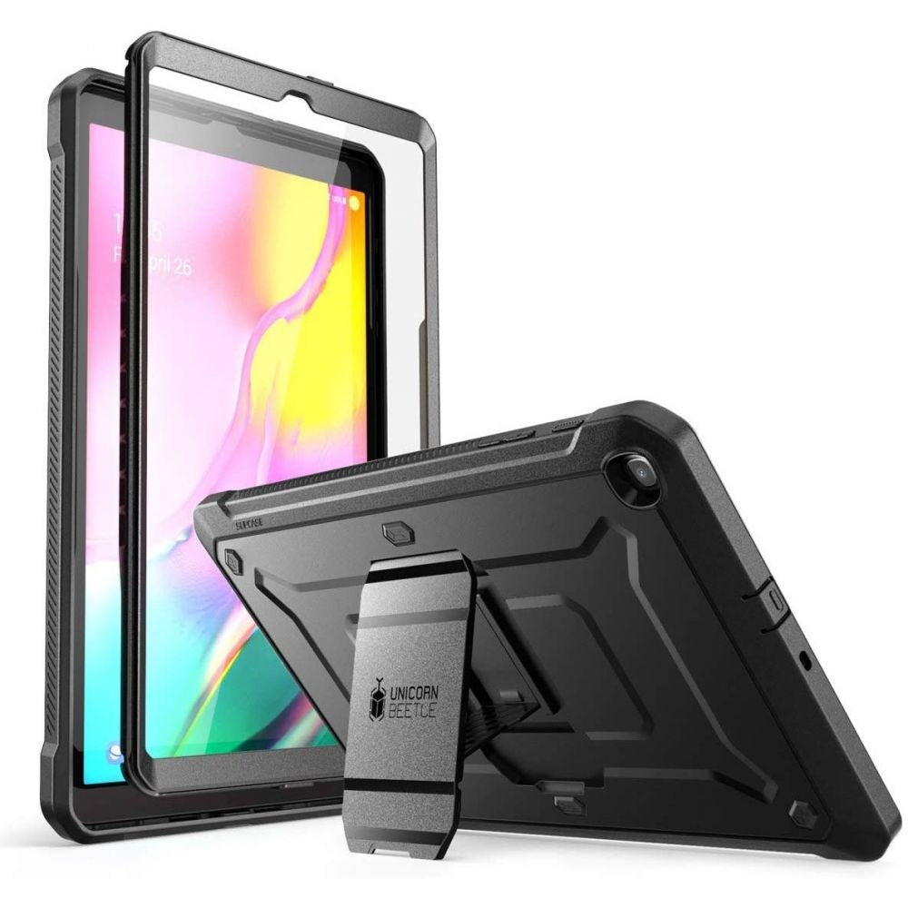 Samsung Galaxy Tab A 10.1 (2019) Tough Case - SupCase Unicorn Beetle Pro Case w. Protective film - Black