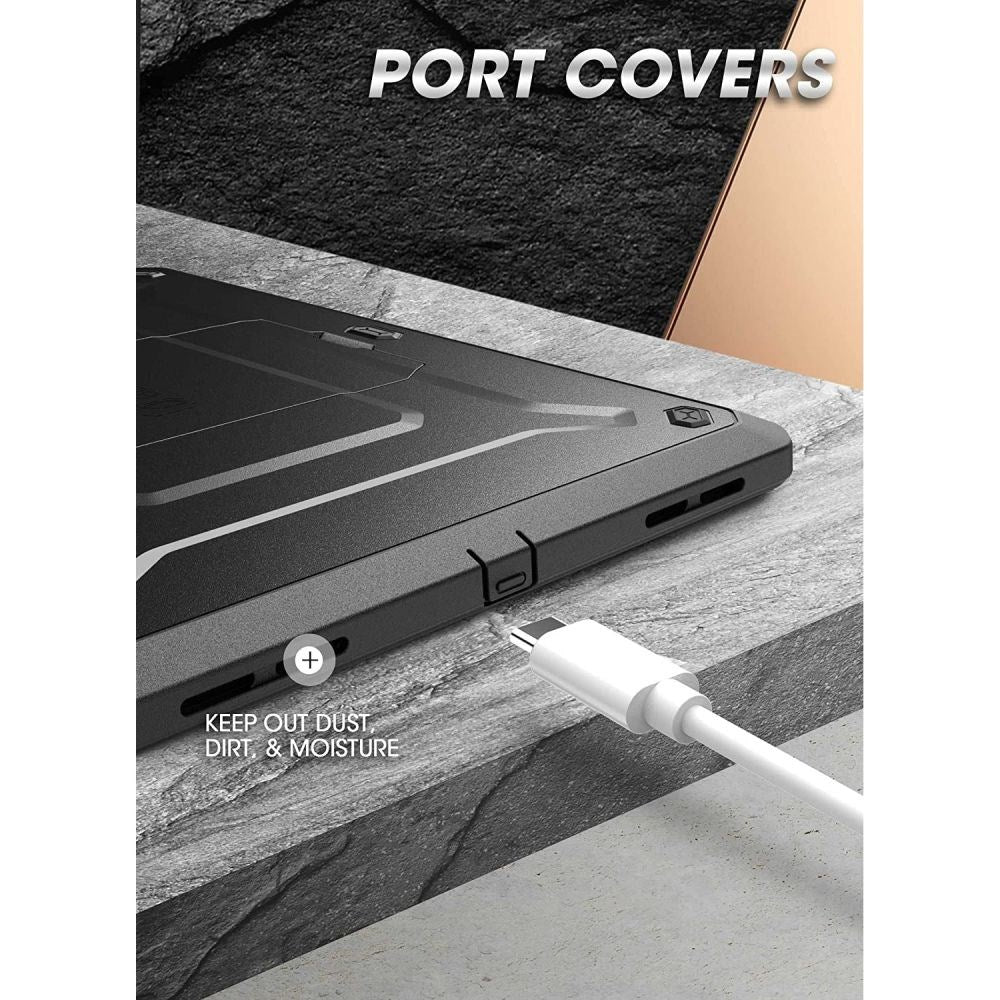 iPad 10.9" (2024/2022) Tough Case - SupCase Unicorn Beetle Pro Case w. Protective Film - Black