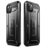 iPhone 15 SUPCASE Unicorn Beetle Pro Tough Case w. Screen Protector - Black