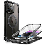 iPhone 15 Pro i-Blason Ares Mag Case w. Screen Protection - MagSafe Compatible - Black