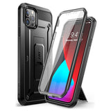 iPhone 12 / 12 Pro SUPCASE Unicorn Beetle Pro Case w. Screen Protector - Black