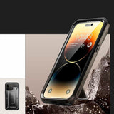 iPhone 15 Pro SUPCASE Unicorn Beetle Pro Tough Case w. Screen Protector - Black