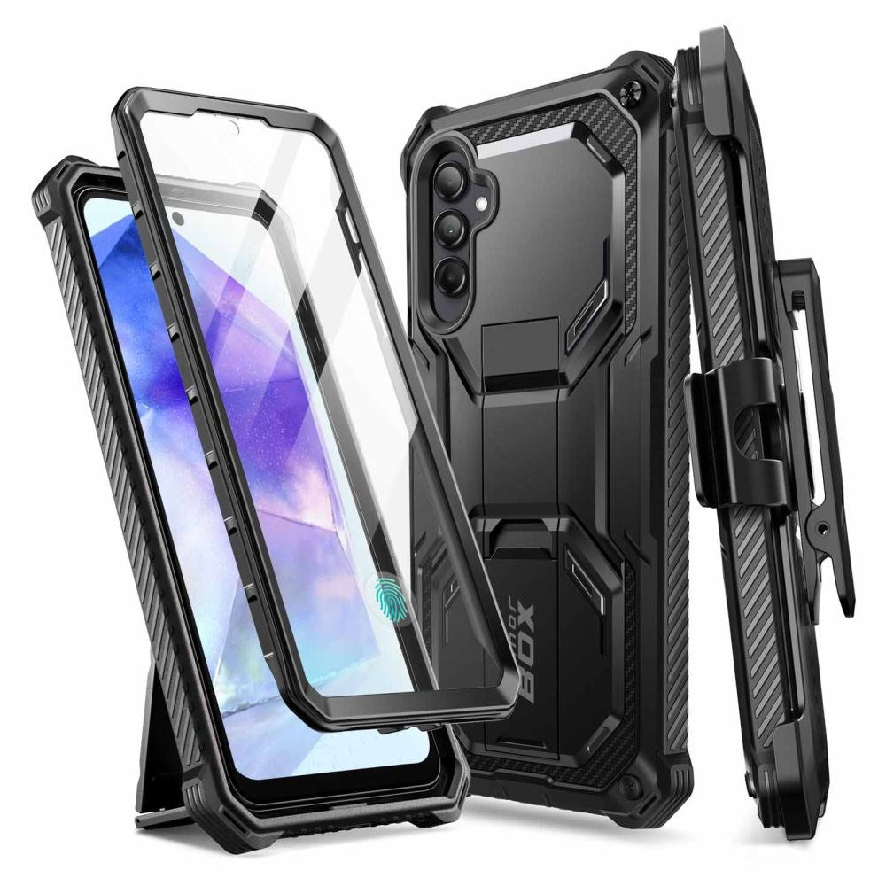 Supcase IBLSN Armorbox Samsung Galaxy A55 (5G) Mobile Cover - Black