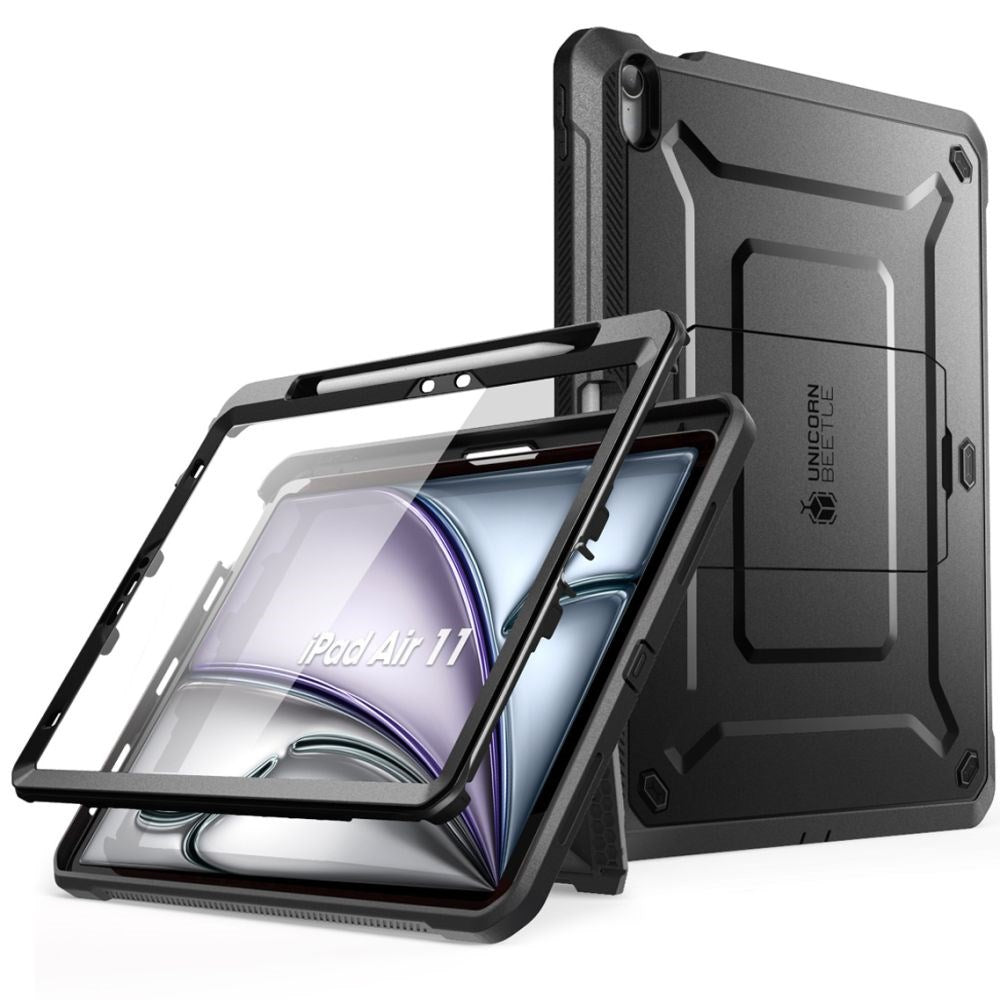 iPad Air 10.9" 4 / 5 (2020-2022) / 11" 6 (2024) - Supcase - Tough Case w. Screen Protector - Black