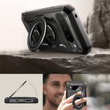 Supcase UB Pro Mag Magsafe Google Pixel 9 Pro XL - Extra Protective Cover w. Kickstand - Black