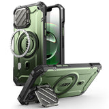 iPhone 17e / 16e / 15 / 14 / 13 Supcase UB XT Case with Stand Function - MagSafe Compatible - Green