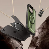iPhone 17e / 16e / 15 / 14 / 13 Supcase UB XT Case with Stand Function - MagSafe Compatible - Green