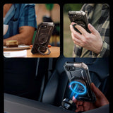 Supcase Unicorn Beetle Grip iPhone 16e Case - MagSafe Compatible - Transparent / Black