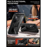 Samsung Galaxy S26 Ultra SUPCASE Unicorn Beetle Pro Case with 2x Tempered Screen Protector Glass – Black