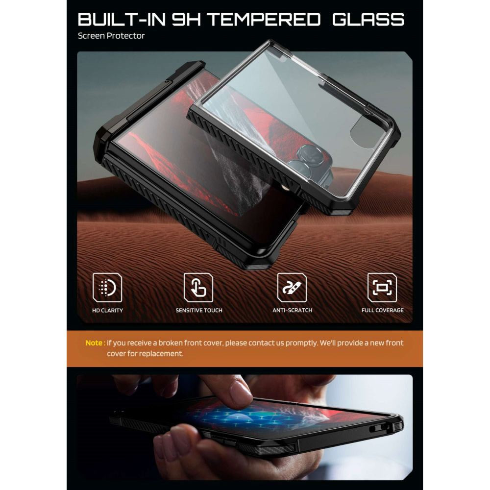 Samsung Galaxy Z Flip8 Supcase UB Grip Mag Case - MagSafe Compatible - Black