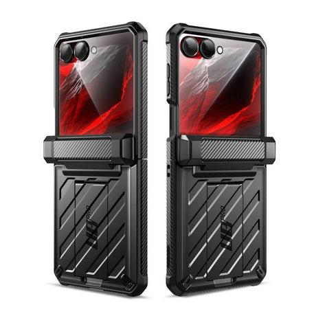 Samsung Galaxy Z Flip8 Supcase Unicorn Beetle Pro Case w. Kickstand - Black