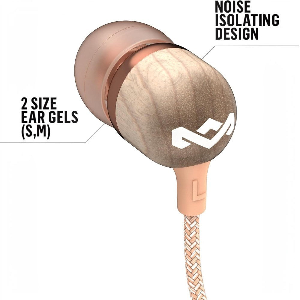 House of Marley Smile Jamaica Jack Plug In-Ear Headphones - Copper