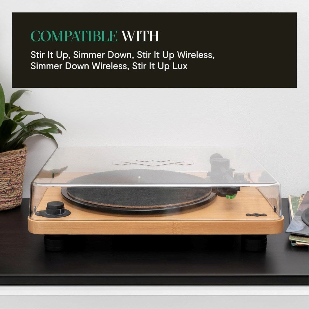 House of Marley Stir It Up Turntable Dust Cover - Transparent